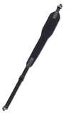 Vero Vellini Premium Wide-Top Rifle Sling (Black Neoprene / Black Leather)