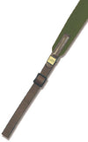 Vero Vellini Standard Rifle Sling (Green Neoprene / Brown Leather)