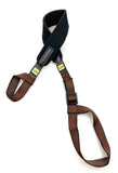 Vero Vellini Standard Shotgun Sling (Black Neoprene / Brown Leather)