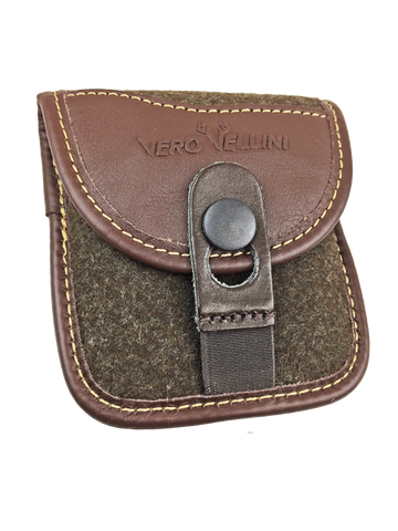 Vero Vellini 5-Round Cartridge Case (Brown Leather and Loden)