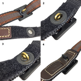 Premium QR Rifle Sling (Brown Leather and Loden)