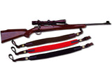 Vero Vellini Standard Rifle Sling (Black Neoprene / Brown Leather)