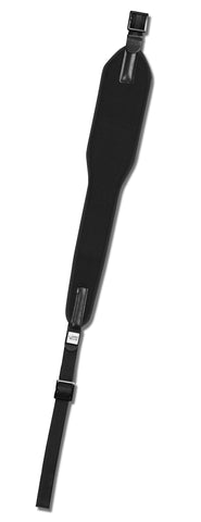 Vero Vellini Premium Wide-Top Rifle Sling (Black Neoprene / Black Leather)