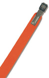 Vero Vellini Standard Rifle Sling (Safety Orange Neoprene / Brown Leather)
